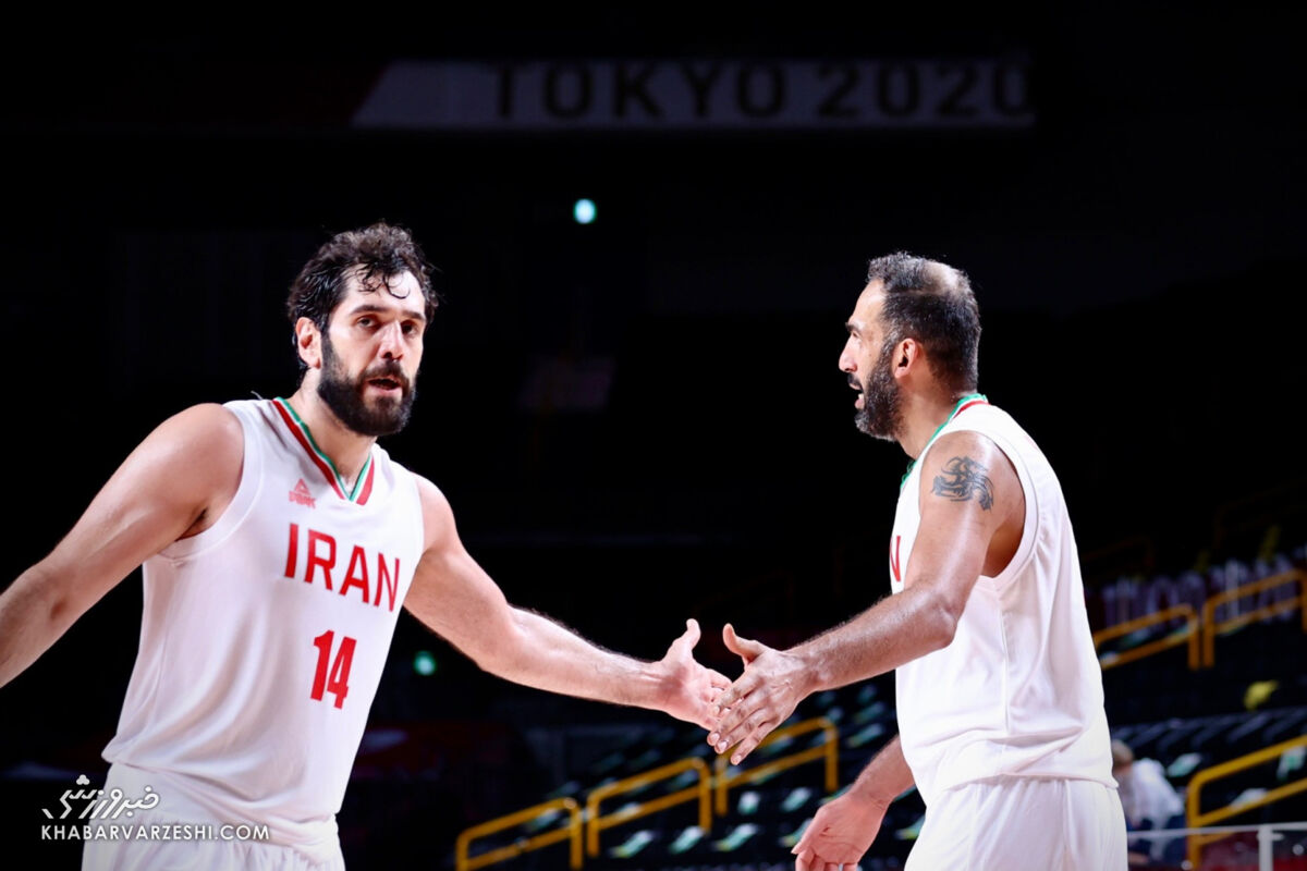 صمد نیکخواه بهرامی؛ بسکتبال ایران - چک (المپیک 2020)