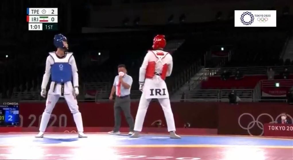 ویدیو| پیروزی میرهاشم حسینی مقابل نماینده چین تایپه در وزن ۶۸- کیلوگرم