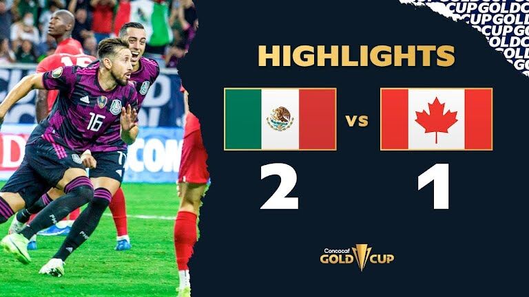 ویدیو| خلاصه بازی مکزیک ۲-۱ کانادا (نیمه نهایی کونکاکاف)