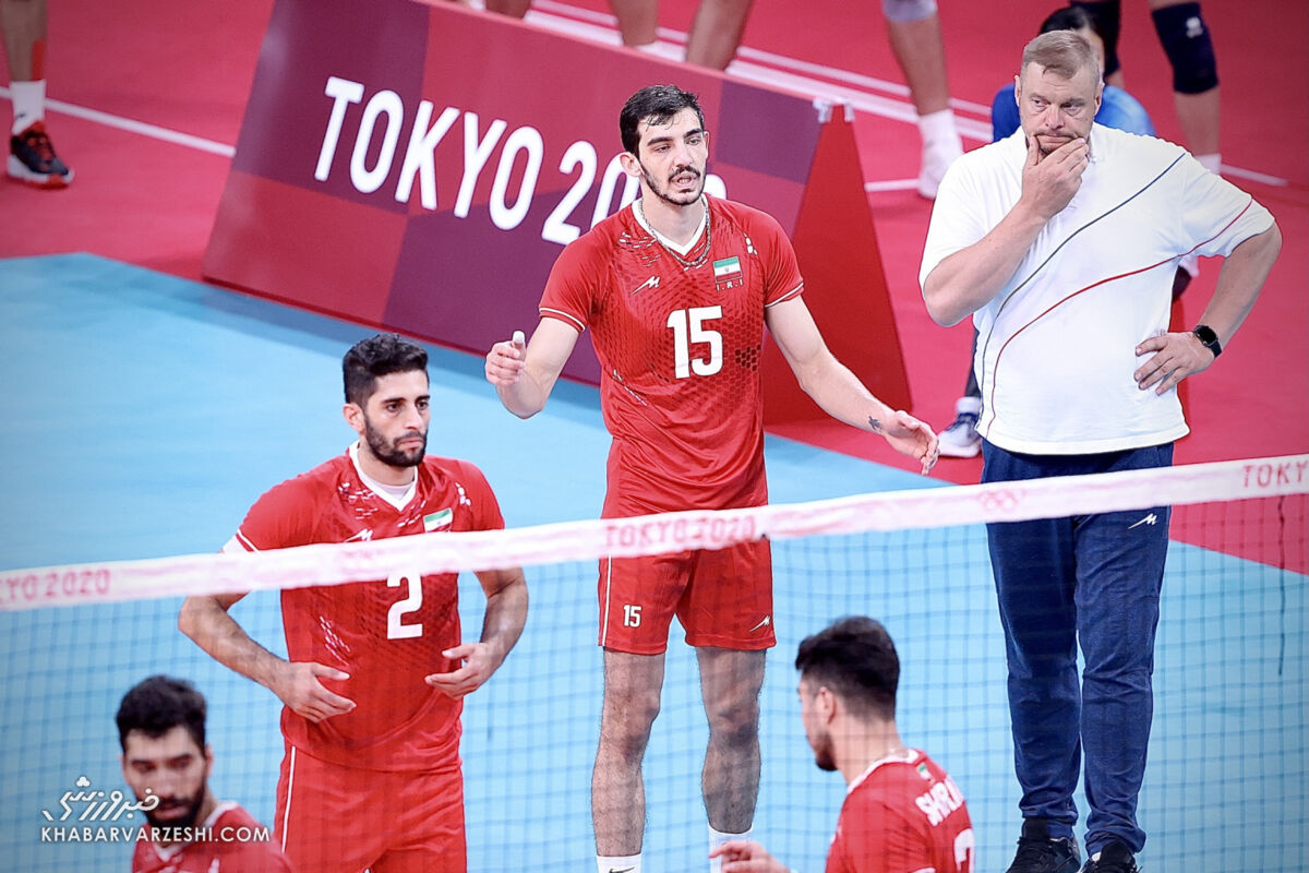 شکست والیبال ایران برایر ایتالیا