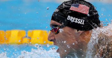 ویدیو| شکستن رکورد المپیک توسط ستاره آمریکایی در شنا ۱۰۰ متر پروانه