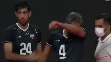 ببینید| اشک‌های سعید معروف بعد از حذف والیبال ایران از المپیک توکیو