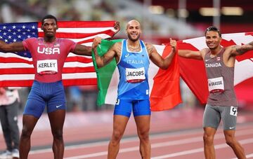 ویدیو| فینال دو صد متر و قهرمانی دونده ایتالیایی