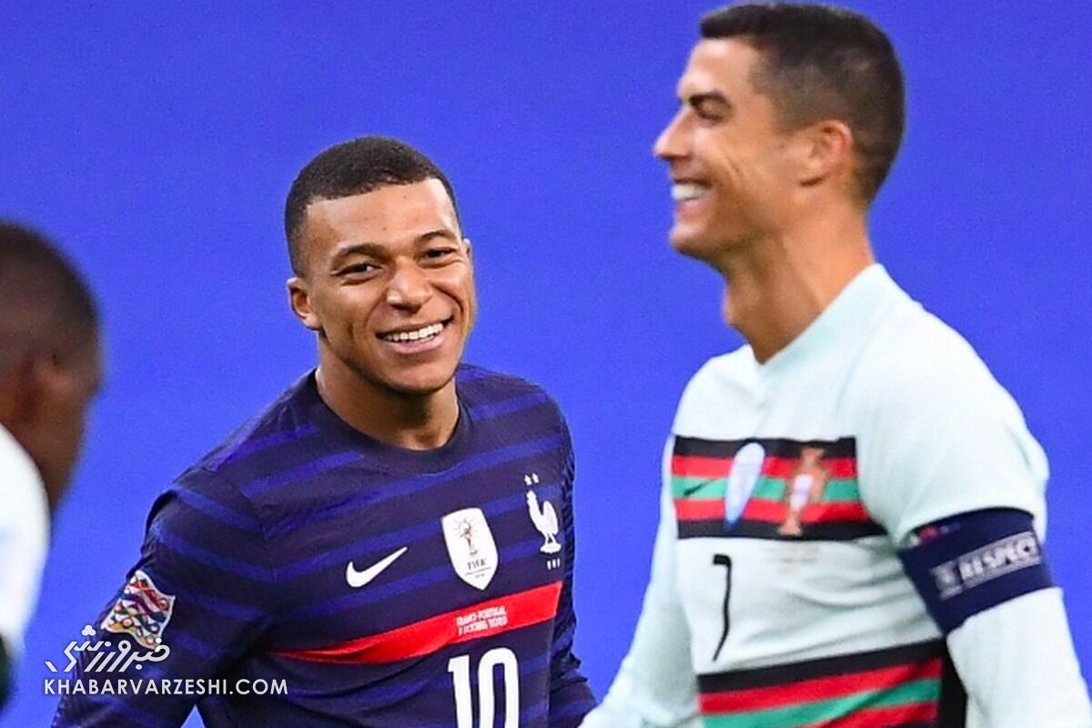 بلاتکلیفی امباپه، رونالدو را سردرگم کرده است! رونالدو - امباپه