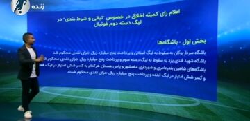 ویدیو| رای کمیته اخلاق درباره شرط بندی در لیگ دو