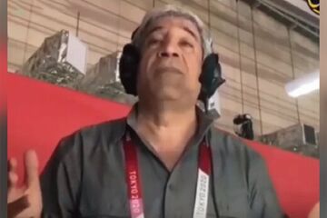 ویدیو| پشت صحنه گزارش جذاب هادی عامل در المپیک ۲۰۲۰