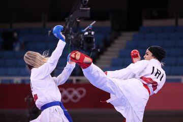 ویدیو| شاهکار ثانیه آخری سارا بهمنیار در کاراته المپیک