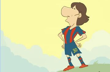 ویدیو| افتخارات لیونل مسی با بارسلونا به روایت کاریکاتور