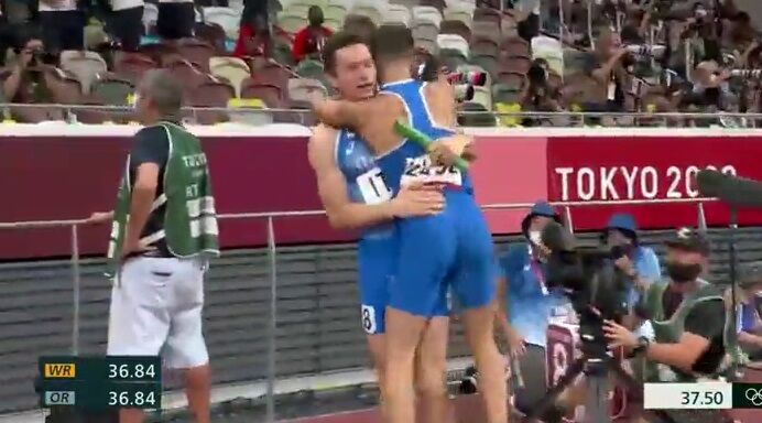 ویدیو| رقابت تماشایی دو چهارصد متر و کسب مدال طلا توسط ایتالیا