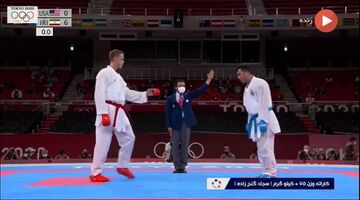 ببینید| پیروزی مقتدرانه گنج زاده مقابل حریف امریکایی در دیدار سوم
