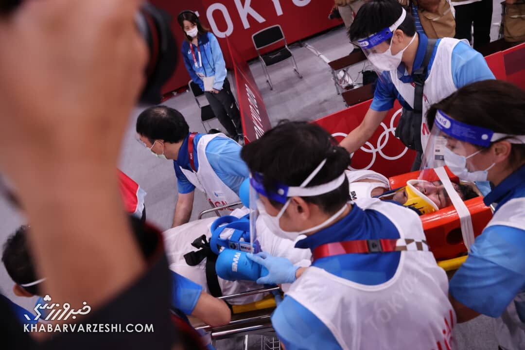 تصاویر| فریم به فریم با لحظاتی تلخ از مصدومیت سجاد گنجزاده/ سومین مدال طلا ایران اینگونه به دست آمد
