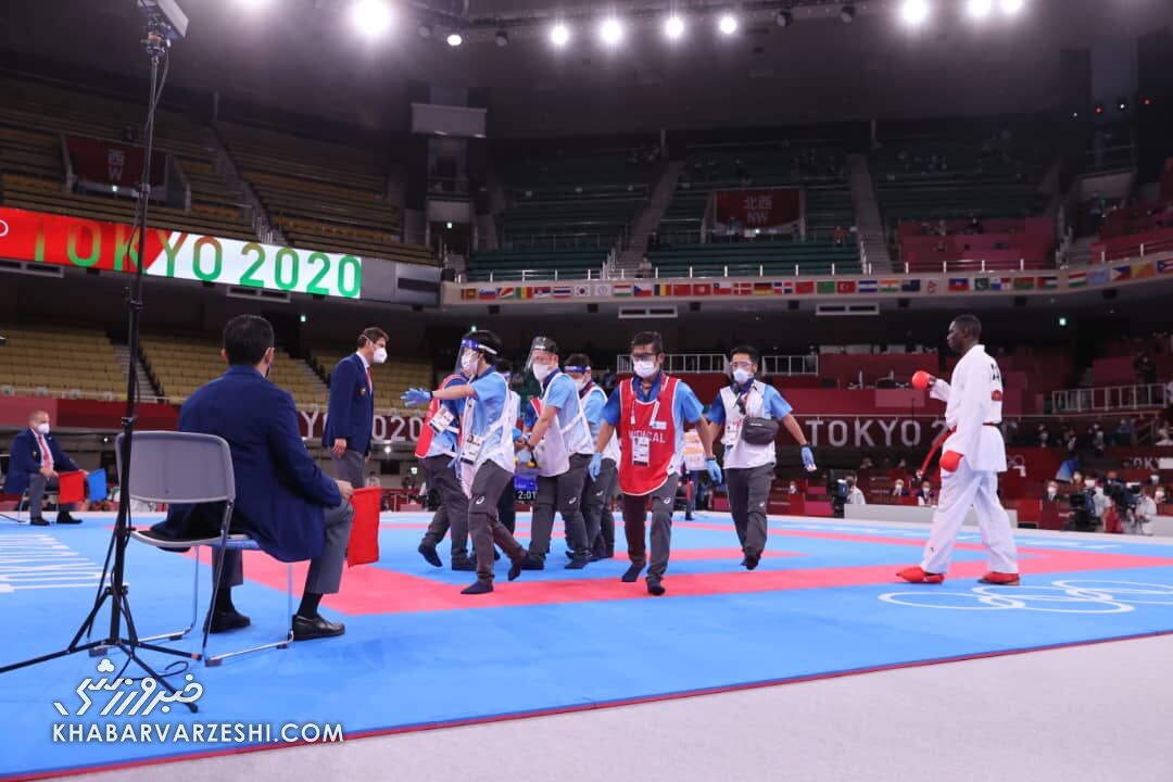 تصاویر| فریم به فریم با لحظاتی تلخ از مصدومیت سجاد گنجزاده/ سومین مدال طلا ایران اینگونه به دست آمد