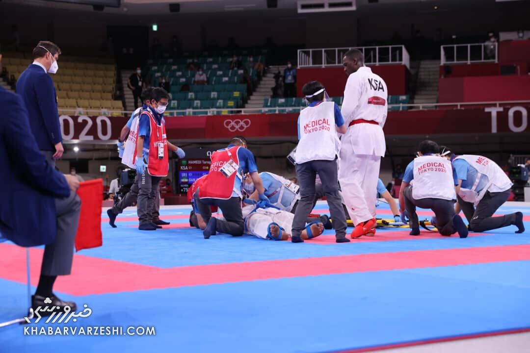 تصاویر| فریم به فریم با لحظاتی تلخ از مصدومیت سجاد گنجزاده/ سومین مدال طلا ایران اینگونه به دست آمد
