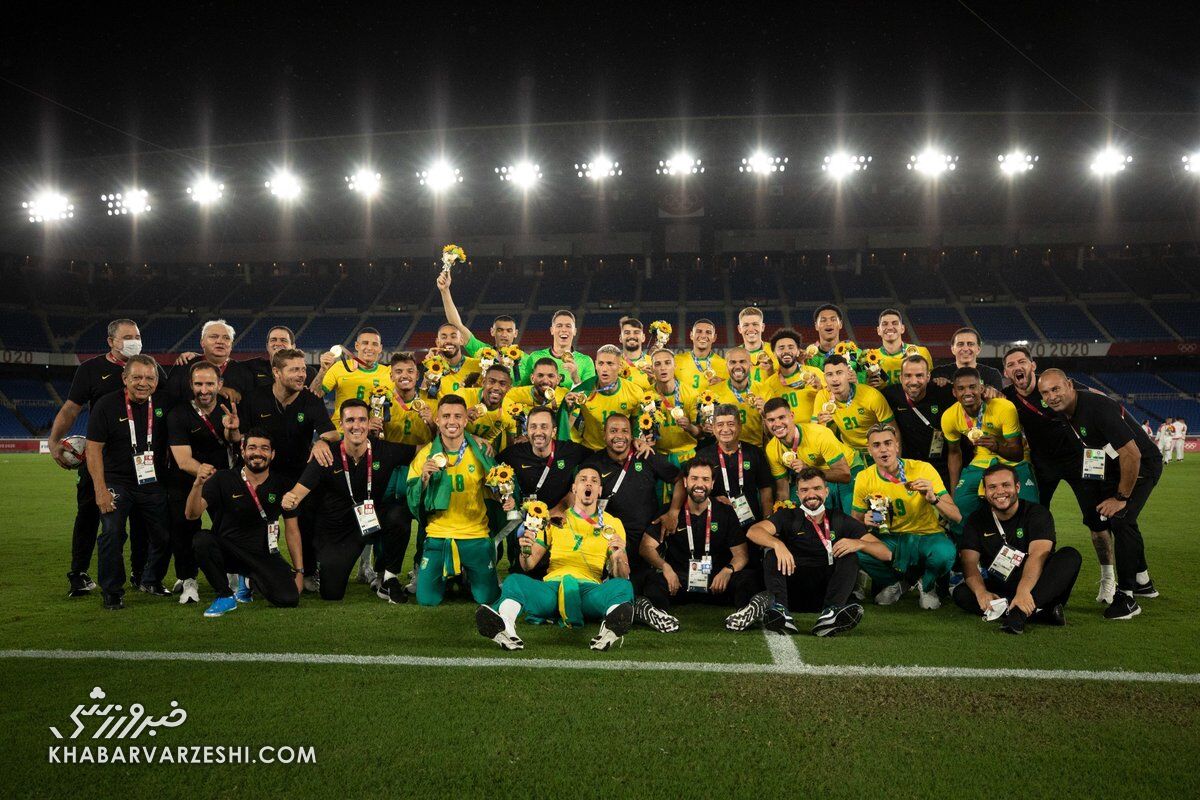 قهرمانی برزیل در فوتبال المپیک 2020