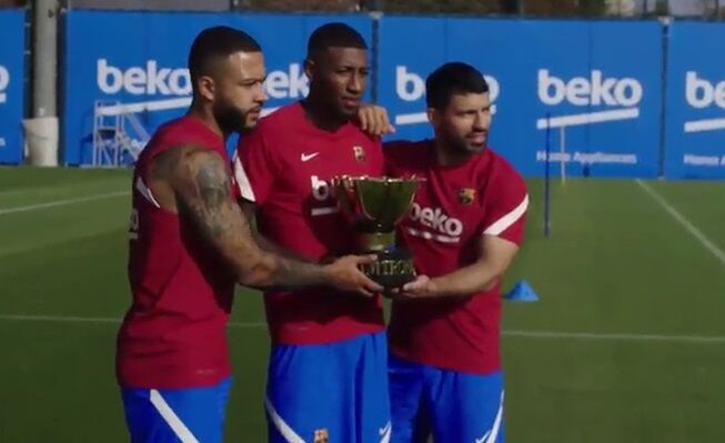 ویدیو| آماده‌سازی بازیکنان بارسلونا برای تقابل با یوونتوس