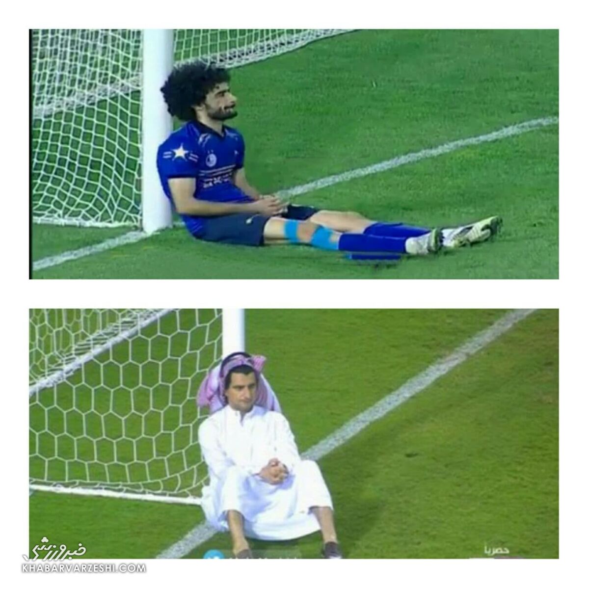 شباهت باورنکردنی عکس یک استقلالی با تصویری که پرسپولیسی ها را خوشحالی می کند/ جای النصری ها خالی!