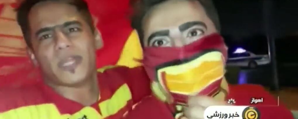 ویدیو| جشن و پایکوبی هواداران فولاد خوزستان پس از قهرمانی در جام حذفی