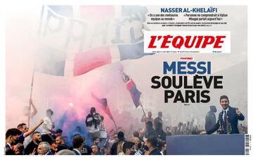 روزنامه اکیپ| مسی پاریس را بالا می‌برد