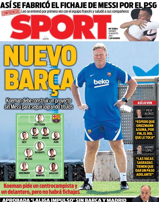 روزنامه اسپورت| بارسلونای جدید
