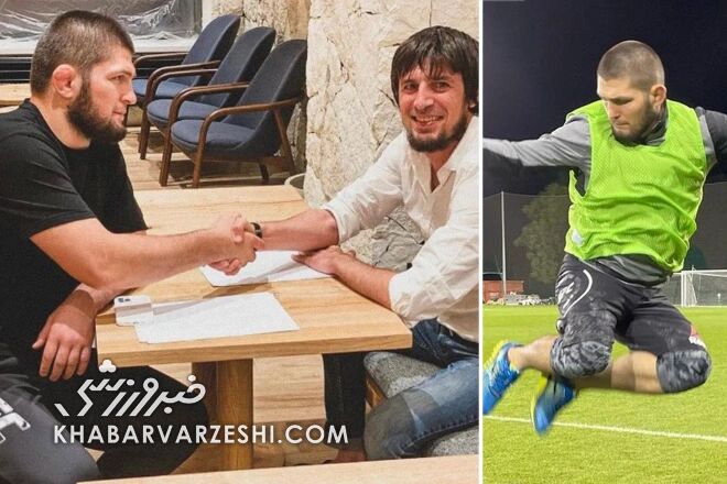 قرارداد قهرمان MMA جهان با تیم فوتبال دسته سومی/ حبیب پابه‌توپ می‌شود