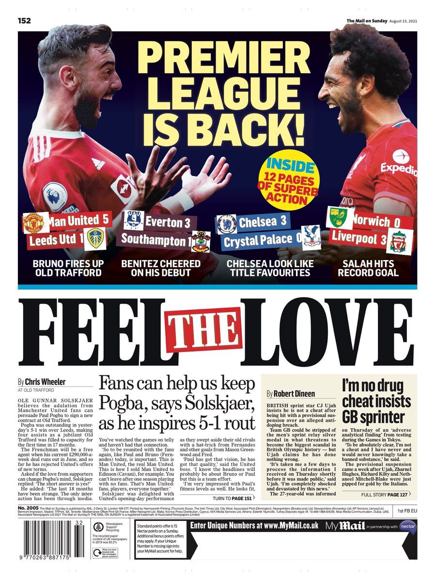 روزنامه میل| لیگ برتر برگشت!
