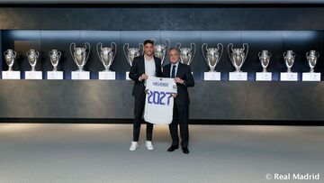 ویدیو| لحظه تمدید والورده با رئال مادرید تا ۲۰۲۷