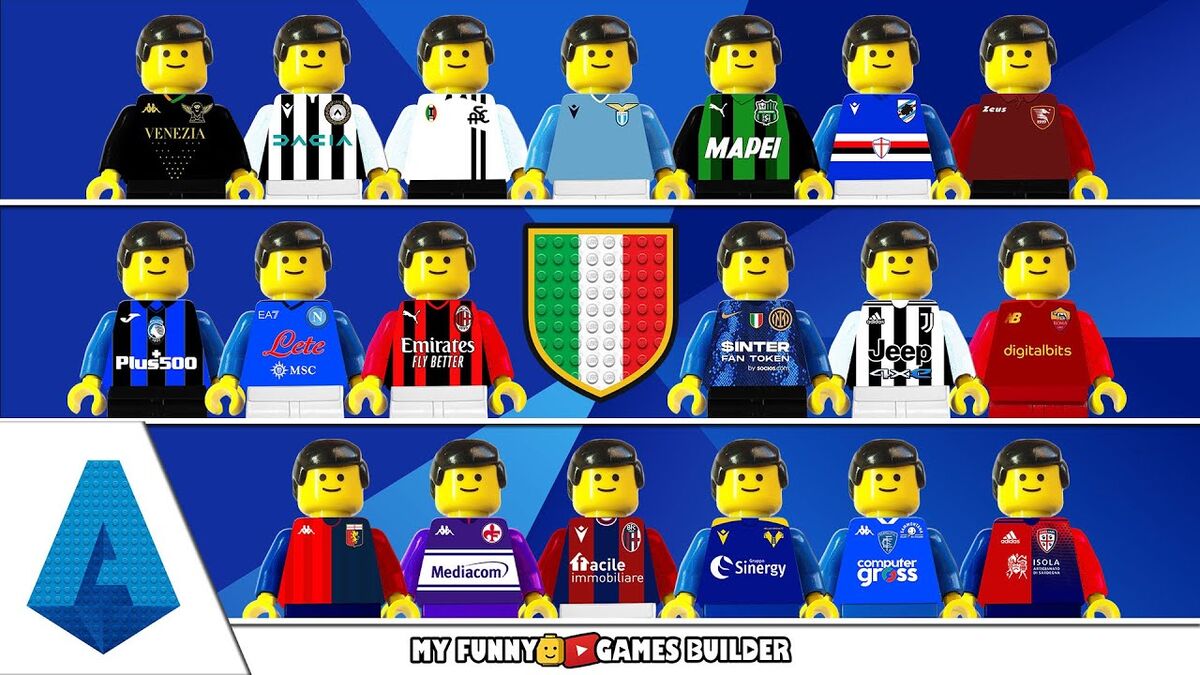 ویدیو| شبیه سازی تیم های سری آ ایتالیا فصل ۲۰۲۱/۲۲ با عروسک لگو