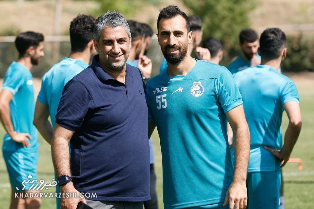 عکس| اولین تصویر از بمب نقل و انتقالاتی در لباس استقلال 