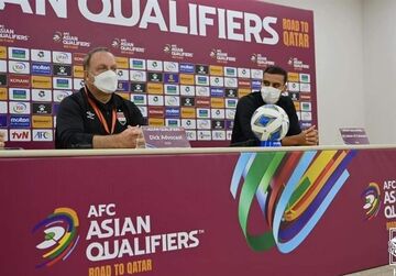 ادوکات: نمی‌خواهیم برابر کره‌جنوبی وقت‌کشی کنیم/ بازیکنان عراق بسیار برجسته و فعال هستند