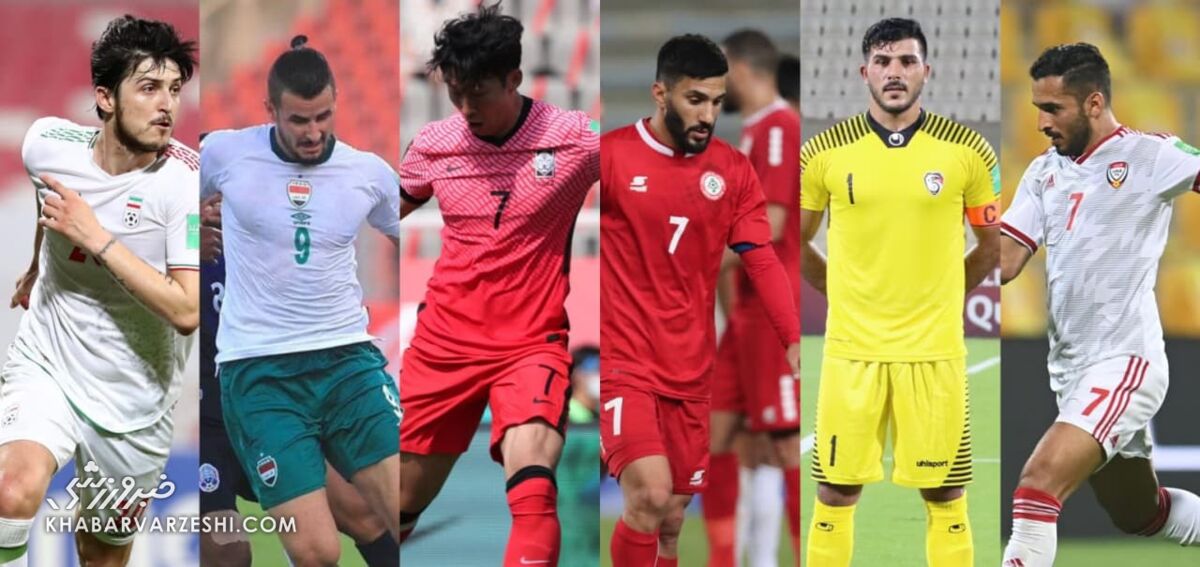 رونمایی از ۶ ستاره گروه اول انتخابی جام جهانی/ سردار  ماشین گلزنی ایران 
