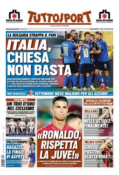 روزنامه توتو| ایتالیا، کیزا کافی نیست