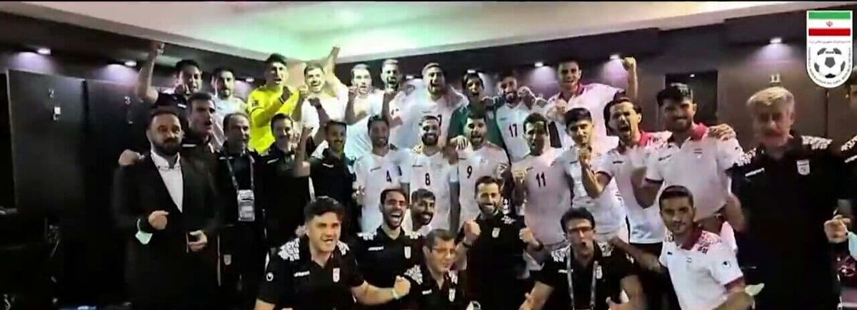 ویدیو| حال و هوای رختکن تیم ملی قبل و بعد از مسابقه با سوریه