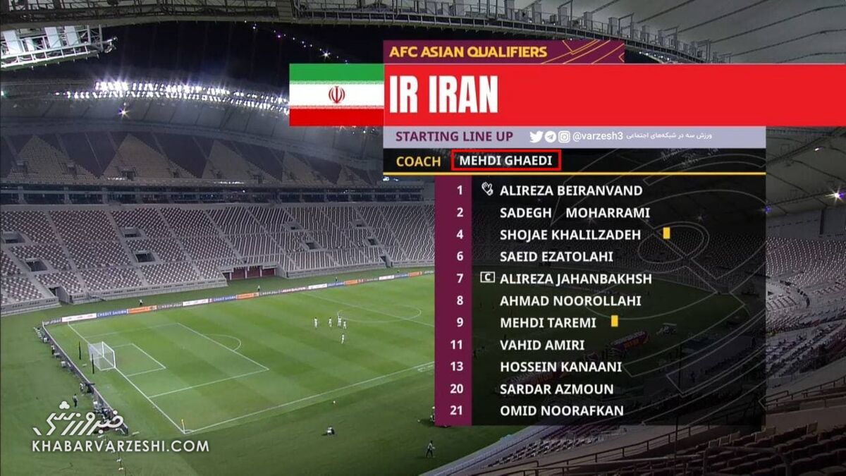 عجیب‌ترین تصویر دیدار تیم ملی ایران و عراق/ یک استقلالی همه‌کاره شد!