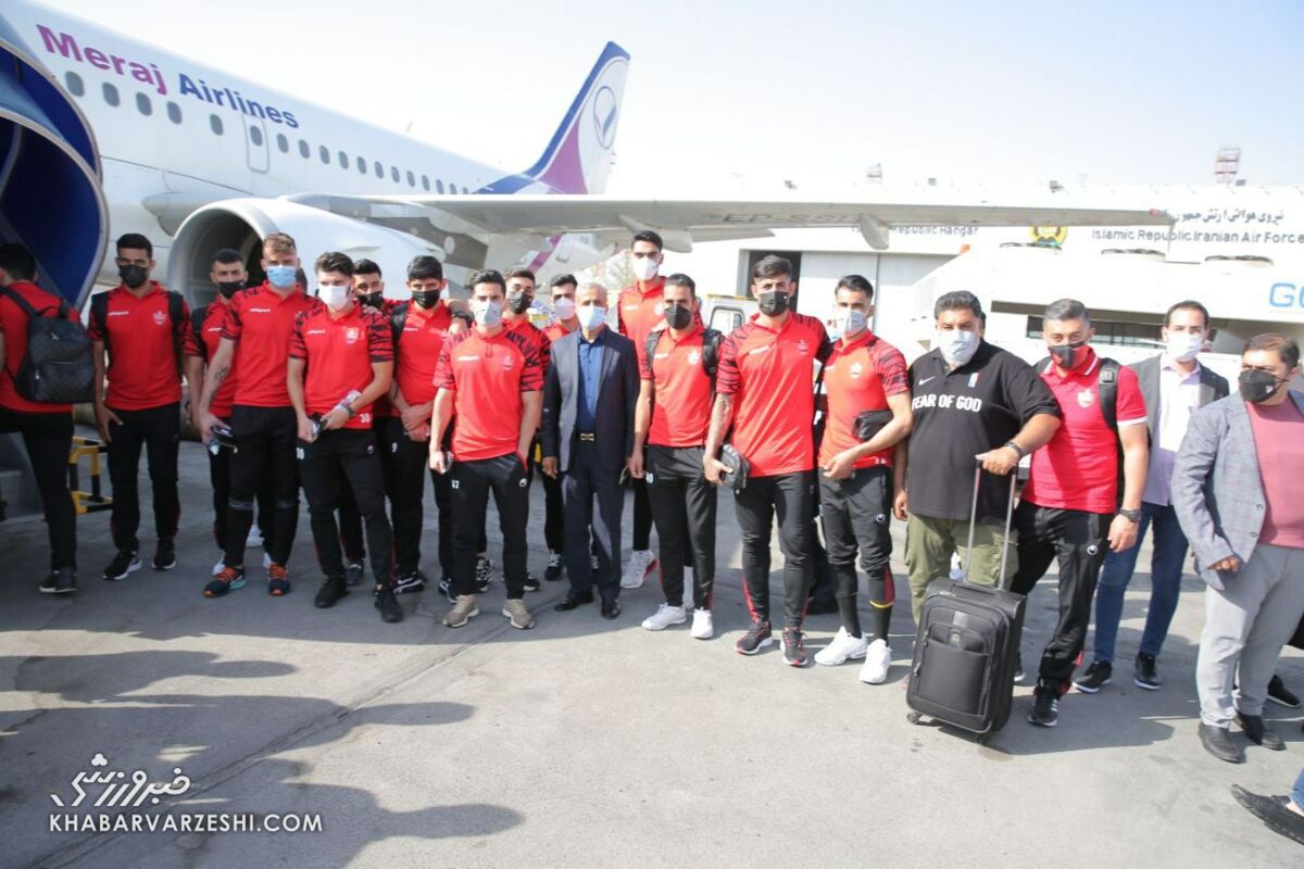 پرسپولیس به سمت دوشنبه پرواز کرد