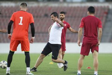 عکس| آقا کریم؛ پرکارترین مربی فوتبال ایران!