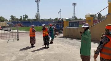 ویدیو| آماده‌سازی ورزشگاه محل برگزاری دیدار پرسپولیس و استقلال تاجیکستان