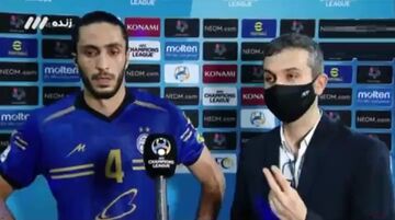 ویدیو| یزدانی: همه دیدند استقلال تیم برتر زمین بود