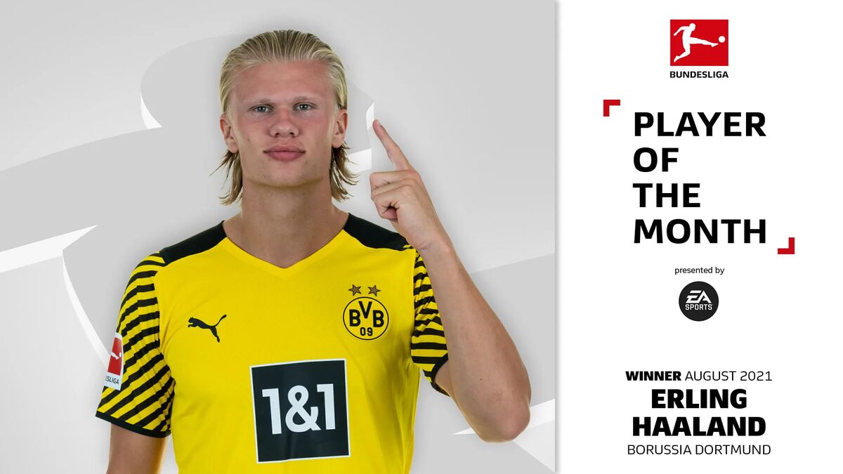 ویدیو| ارلینگ هالند برنده بهترین بازیکن ماه آگوست بوندسلیگا شد