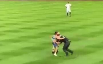 ویدیو| دستگیری جیمی‌جامپ آمریکایی با فنون کشتی کچ