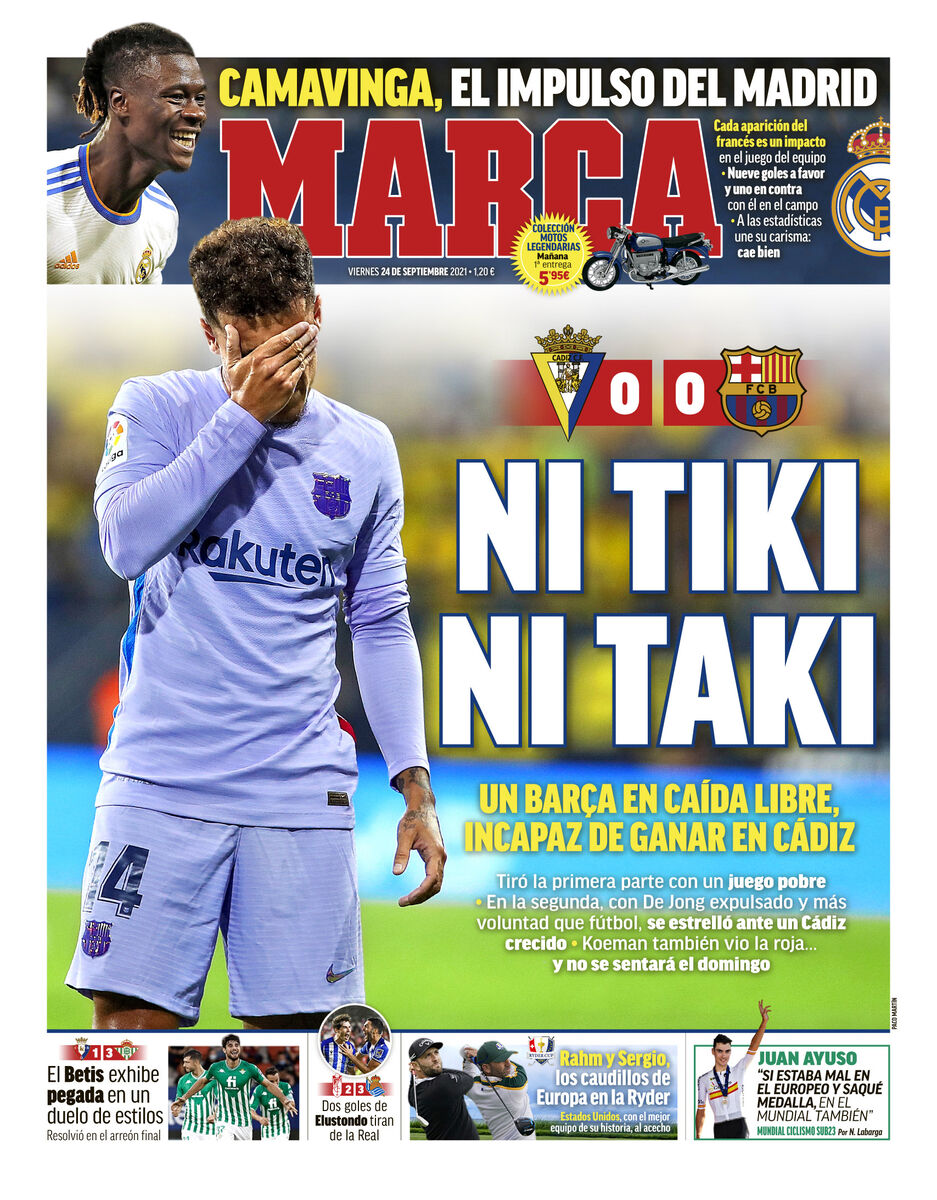 روزنامه مارکا| نه تیکی، نه تاکا