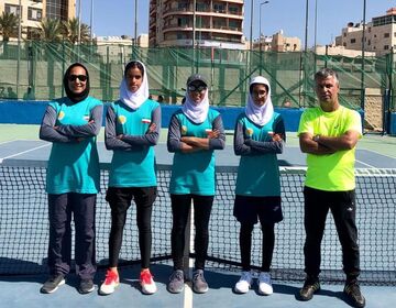 دختران ایران بر بام تنیس غرب آسیا