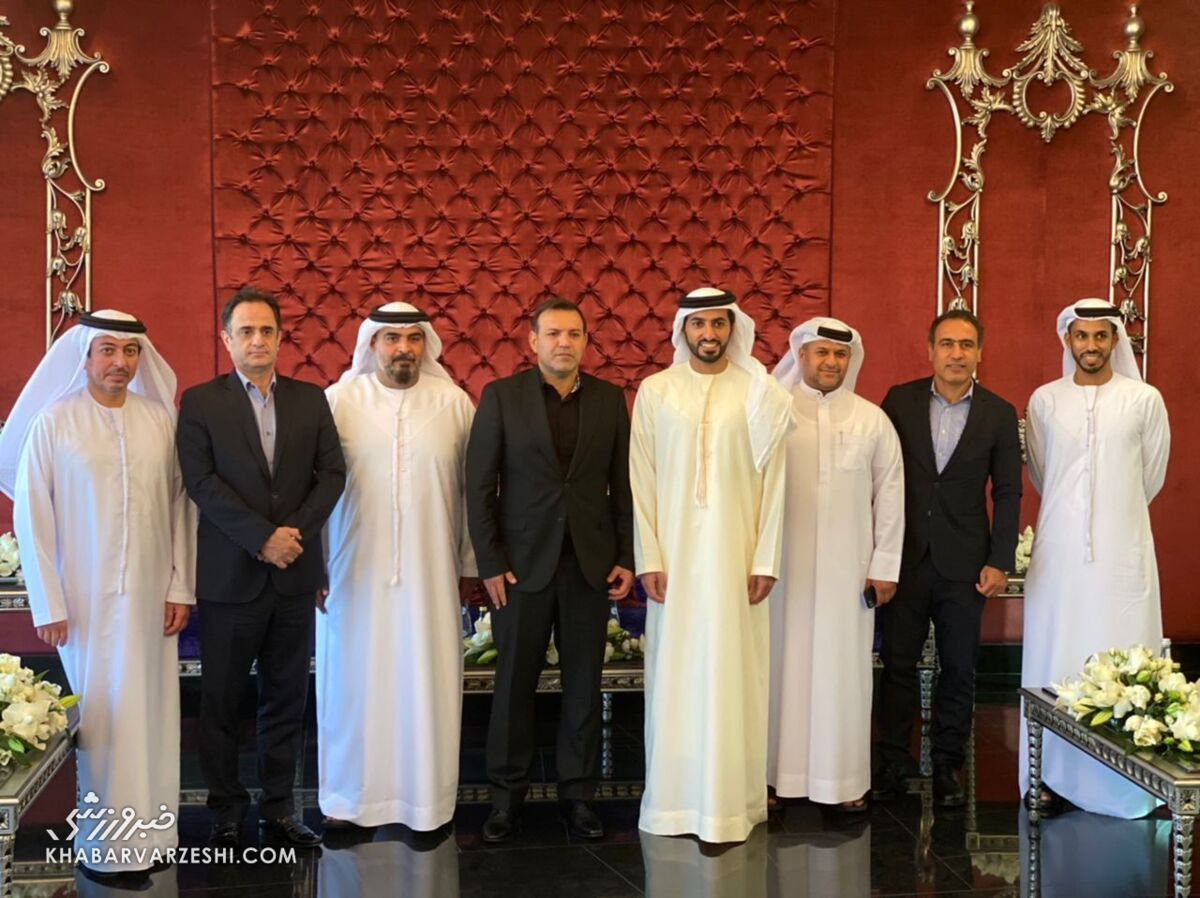 تصاویر| ضیافت ناهار رئیس فدراسیون امارات برای عزیزی خادم و مهدوی کیا