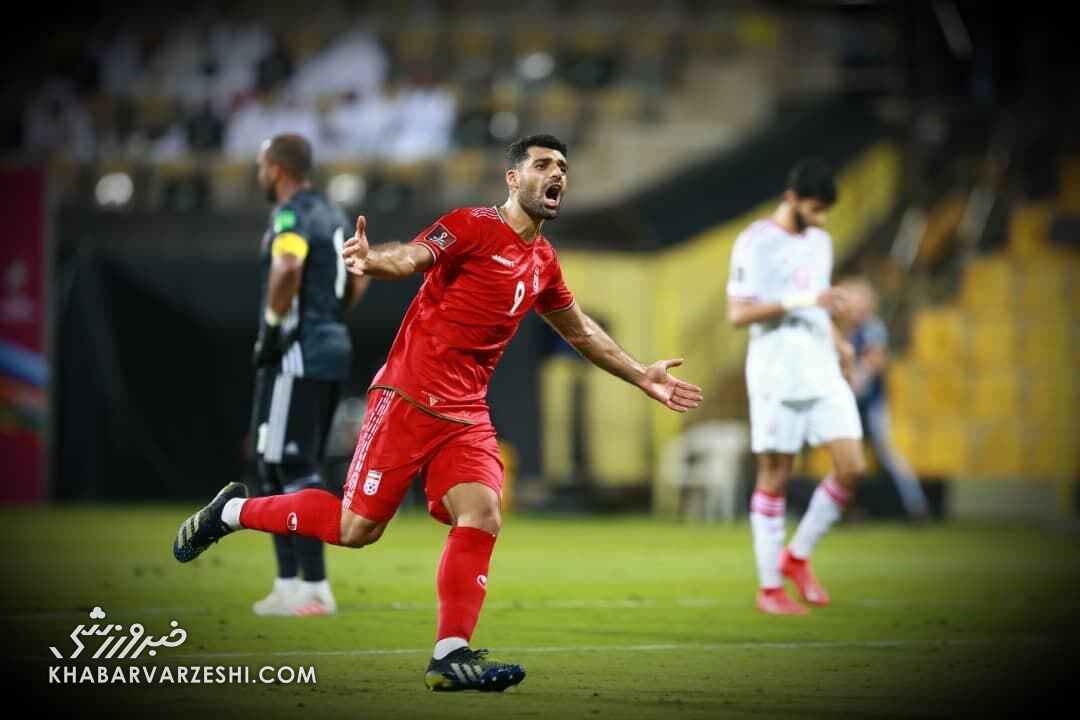 ببینید| خلاصه دیدار امارات ۰-۱ ایران/ از لحظه معجزه VAR تا شلیک طارمی