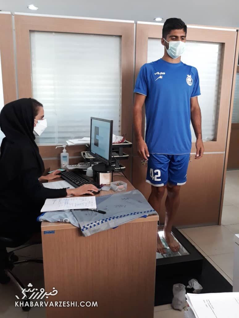 تصاویر| حضور بازیکنان استقلال در تست پزشکی پیش فصل