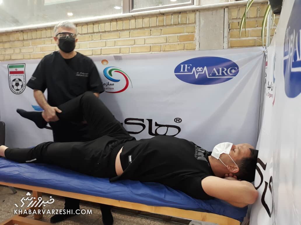 تصاویر| حضور بازیکنان استقلال در تست پزشکی پیش فصل