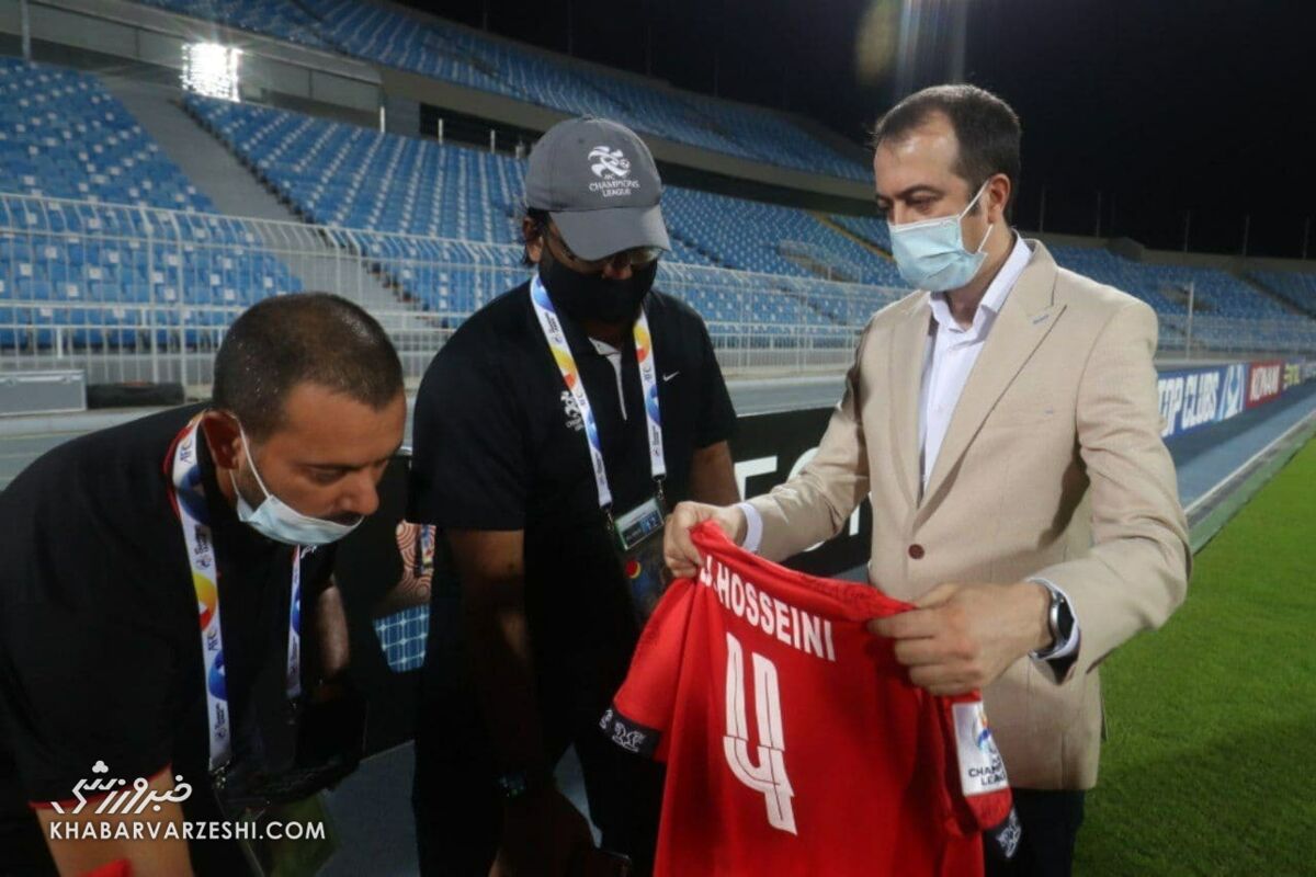 تصاویر تمرین پرسپولیس در ورزشگاه دیدار با الهلال/ لباس کاپیتان رونمایی شد