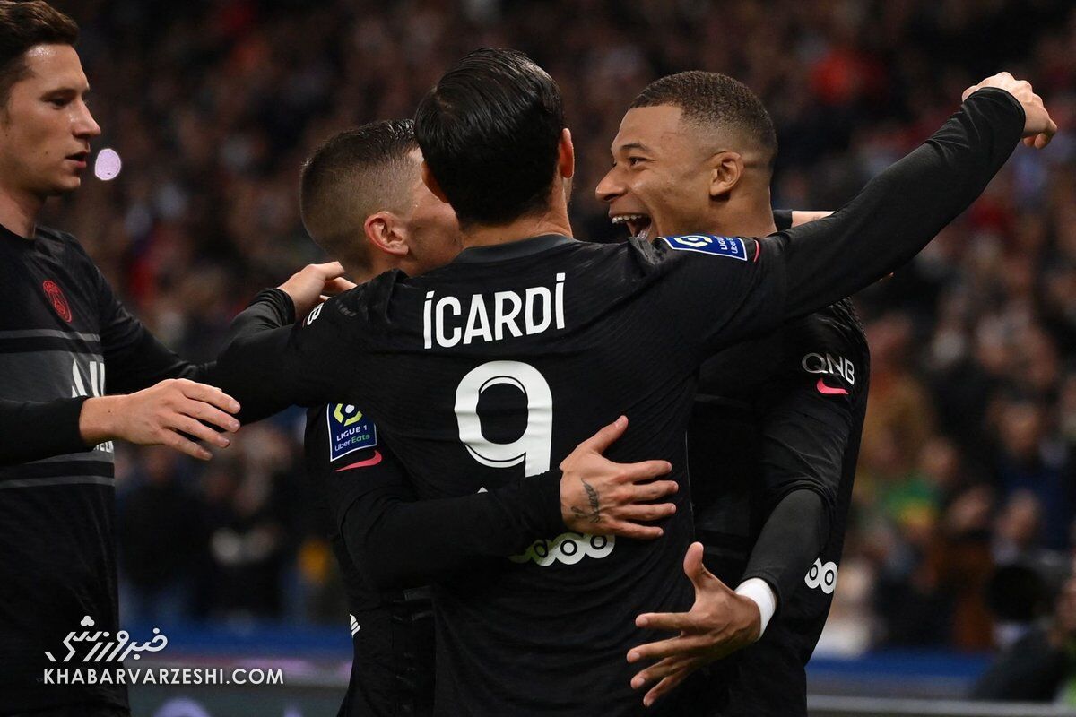 شادی گل امباپه؛ پاری‌سن‌ژرمن - آنژه