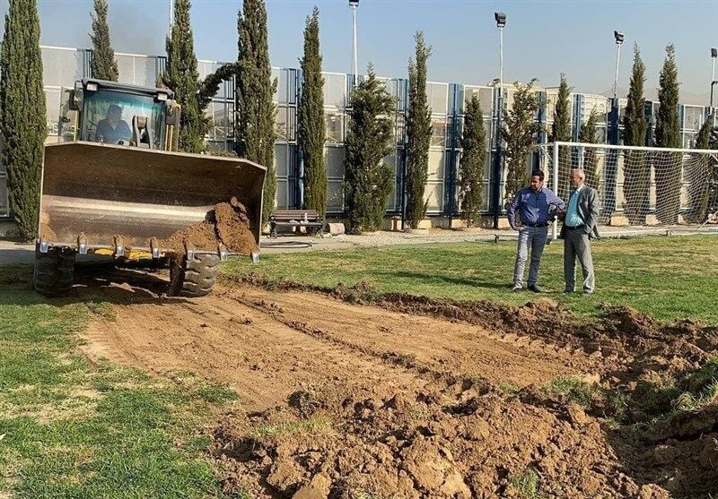 تصاویر| آغاز عملیات عملیات خاکبرداری کمپ حجازی