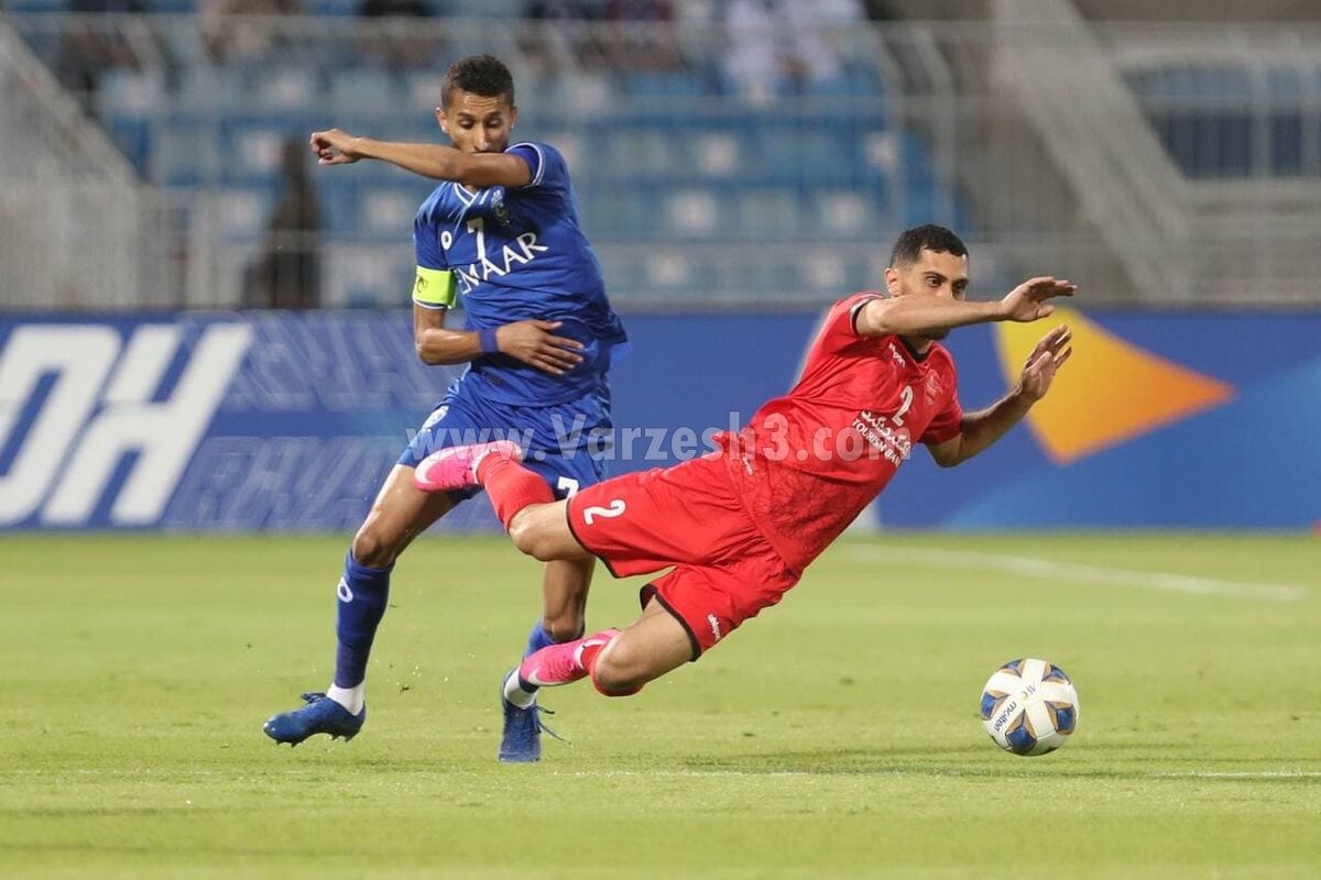 تصویر صحنه جنجالی و بحث‌برانگیز دیدار پرسپولیس و الهلال