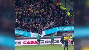 ویدیو| فروریختن سکوی هواداران ویتسه در لیگ هلند